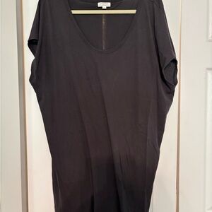Z Supply Charcoal Tee Shirt Dress